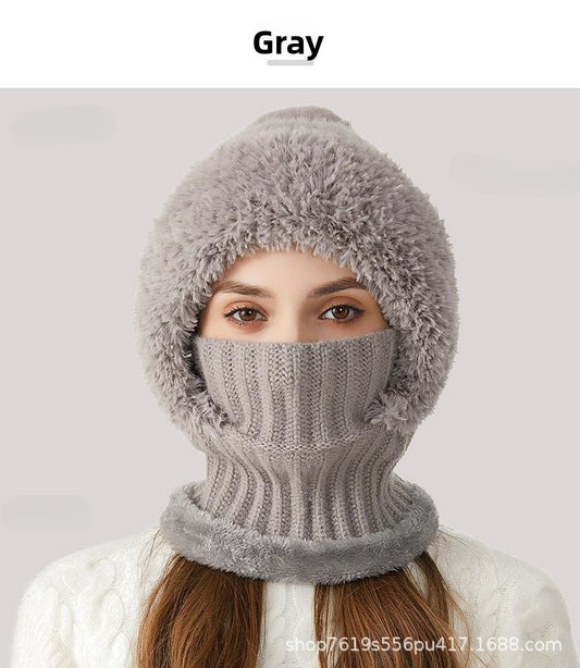 Winter Fleece Lined Knit Hat