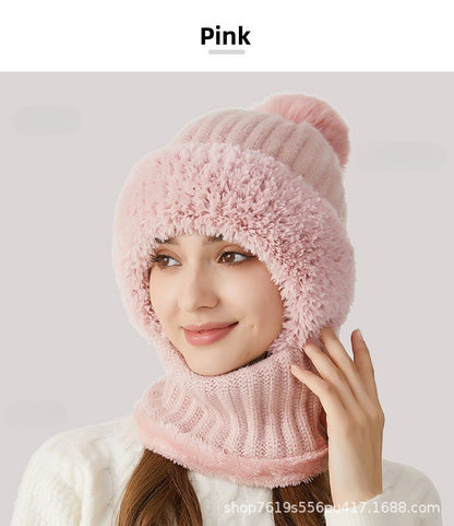 Winter Fleece Lined Knit Hat