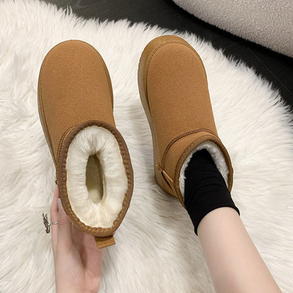 Winter Fleece-Lined Snow Boots