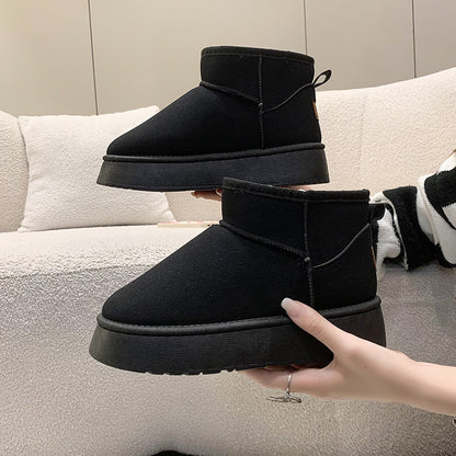 Winter Fleece-Lined Snow Boots