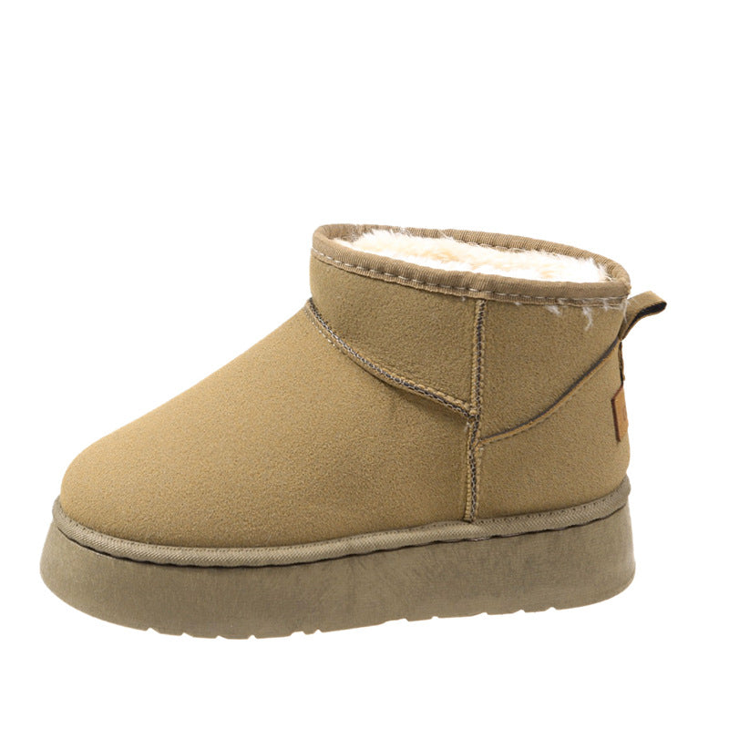 Winter Fleece-Lined Snow Boots