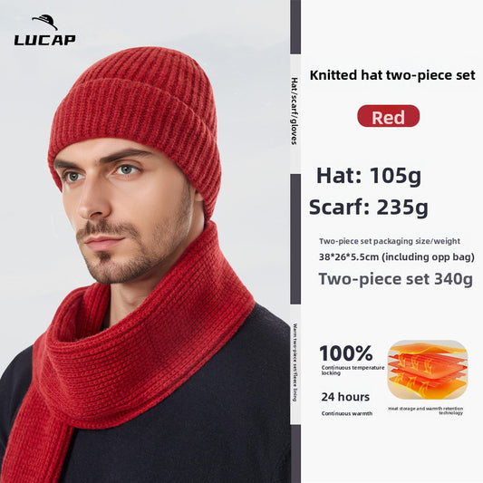 Winter Hat Scarf Gloves Set