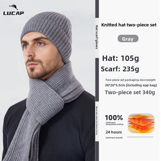 Winter Hat Scarf Gloves Set