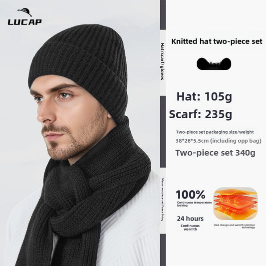 Winter Hat Scarf Gloves Set