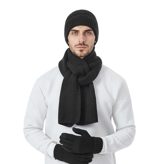 Winter Hat Scarf Gloves Set