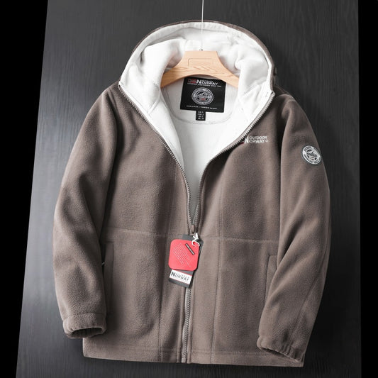 Winter Hooded Fleece Lined Jacket for Men