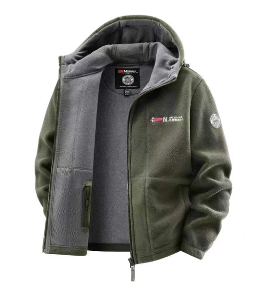 Winter Hooded Fleece Lined Jacket for Men