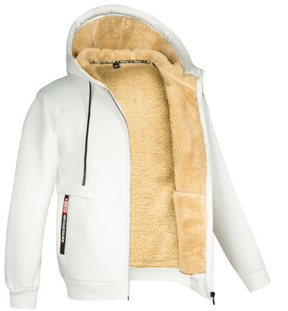 Winter hooded sweatshirt