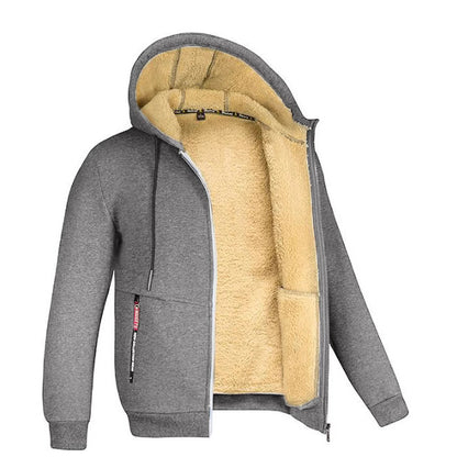 Winter hooded sweatshirt