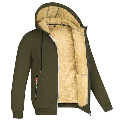 Winter hooded sweatshirt