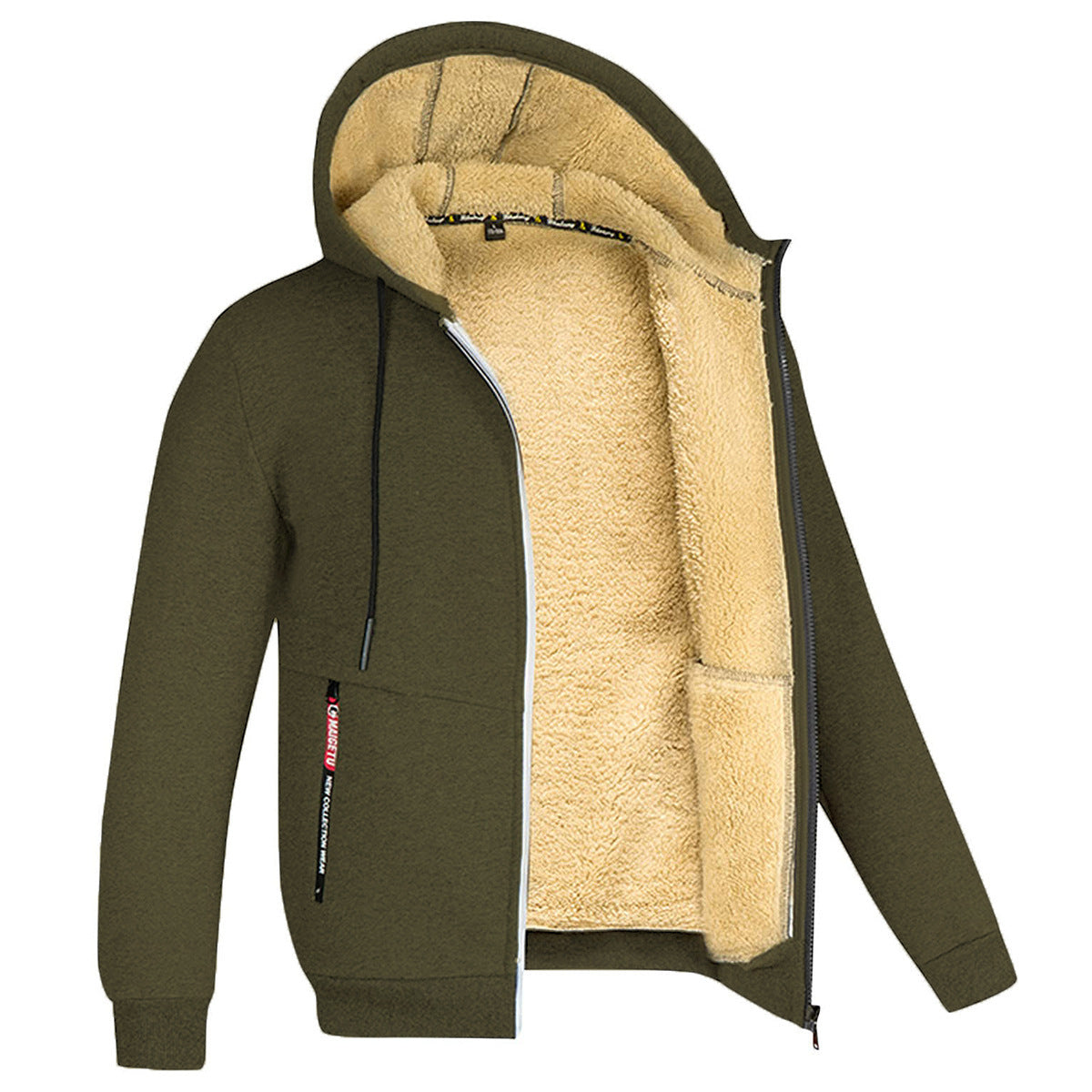 Winter hooded sweatshirt