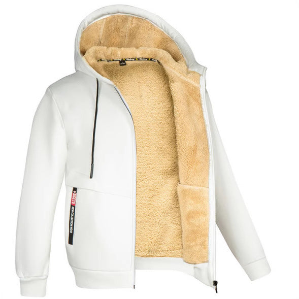 Winter hooded sweatshirt