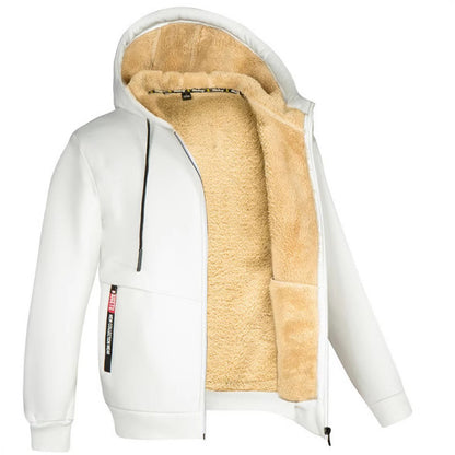 Winter hooded sweatshirt