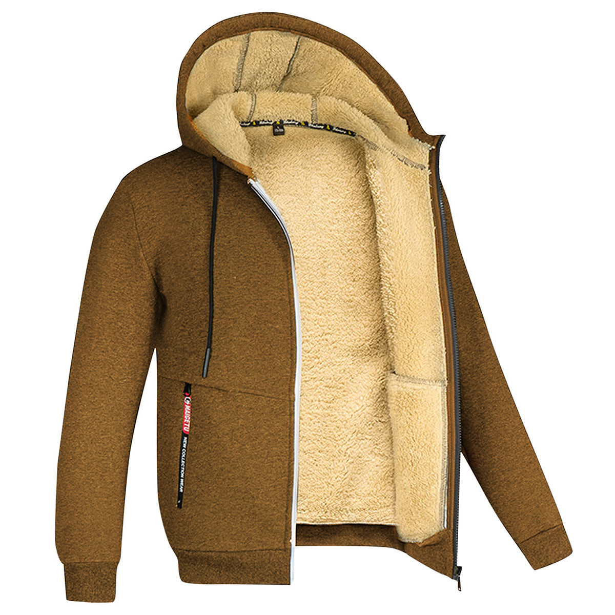 Winter hooded sweatshirt