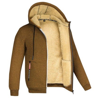 Winter hooded sweatshirt