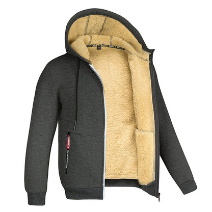 Winter hooded sweatshirt