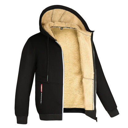 Winter hooded sweatshirt