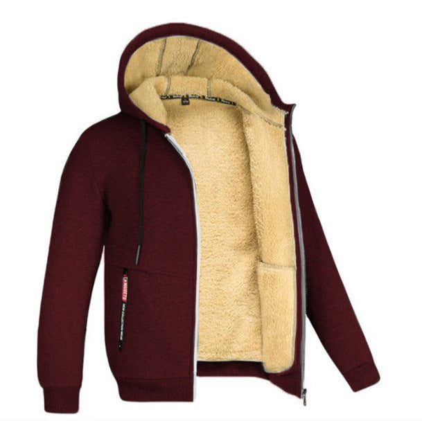 Winter hooded sweatshirt