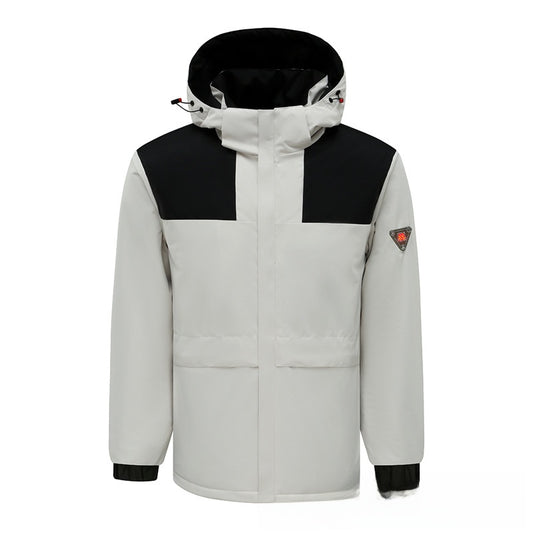 Winter intelligent heat-retaining hiking jacket