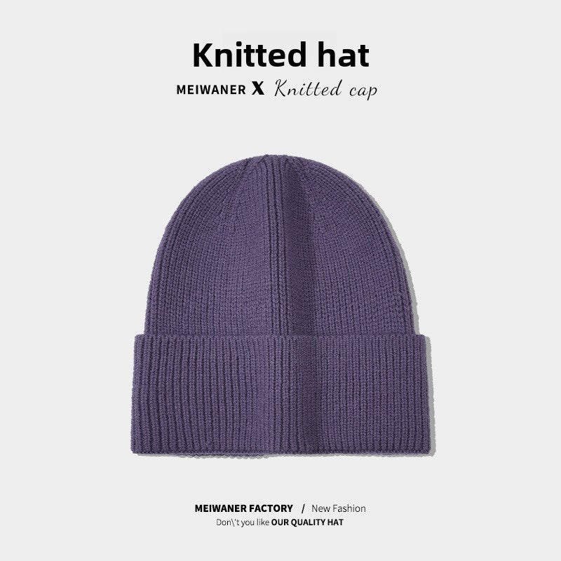 Winter Knitted Beanie with Ear Protection