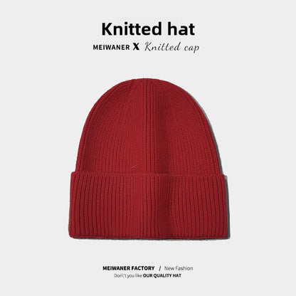 Winter Knitted Beanie with Ear Protection