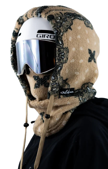 Winter Lambswool Face Mask Windproof Thermal Neck Warmer