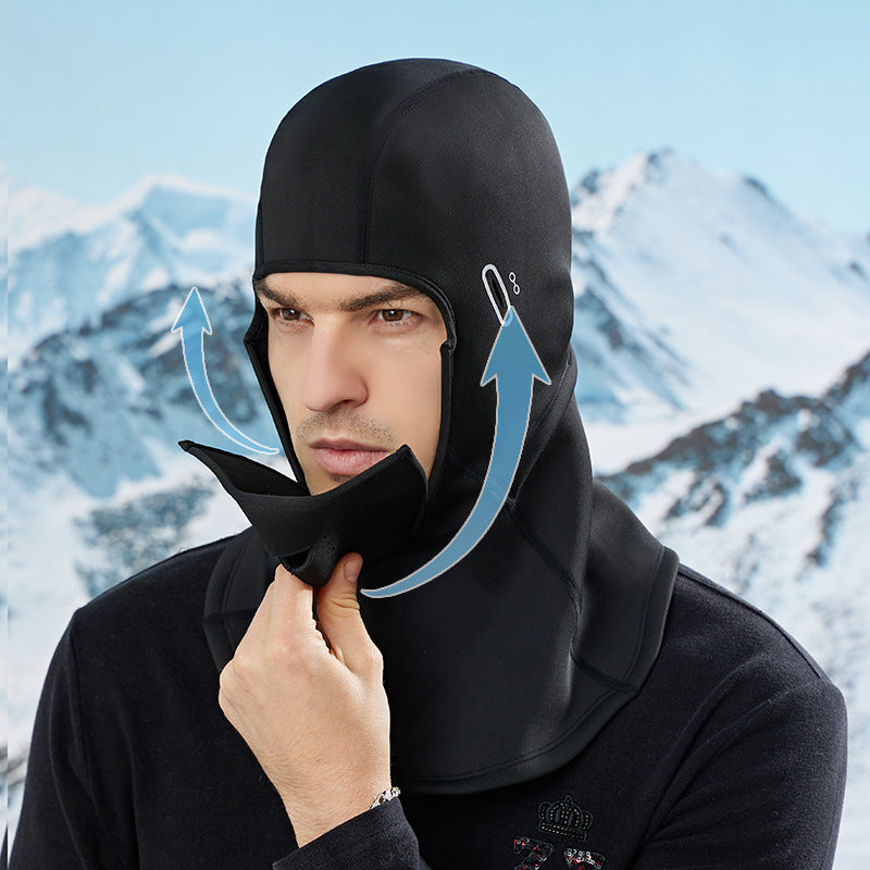 Winter magnetic ski mask