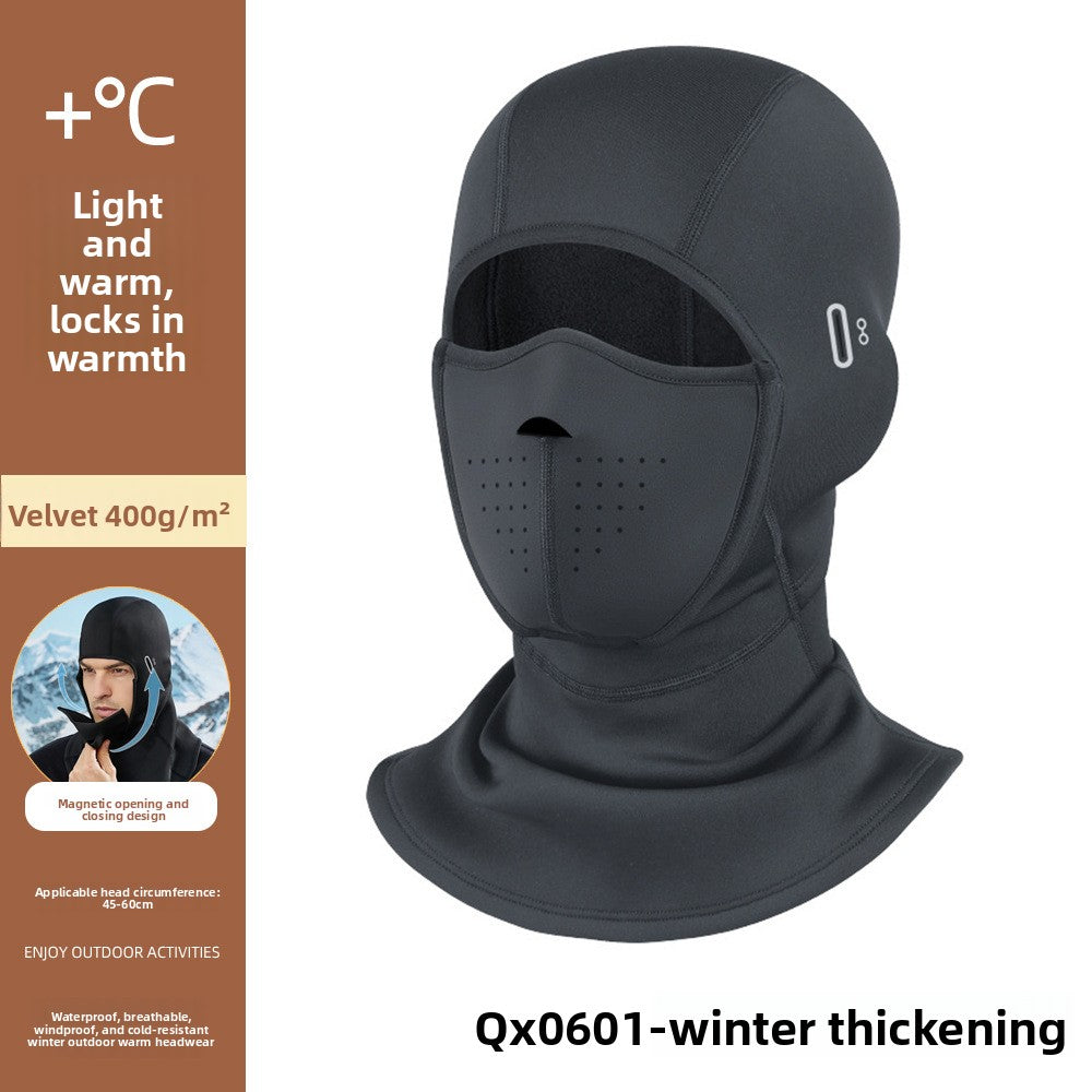 Winter magnetic ski mask