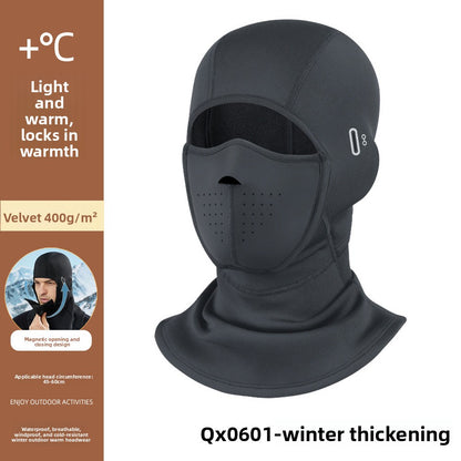 Winter magnetic ski mask
