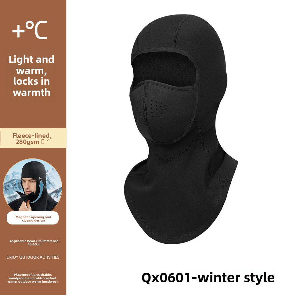Winter magnetic ski mask