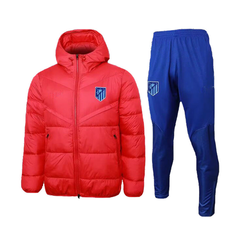 Winter overcoat football training uniform