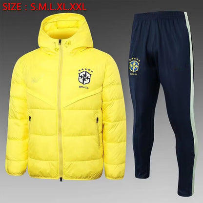 Winter overcoat football training uniform