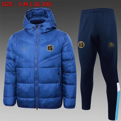 Winter overcoat football training uniform