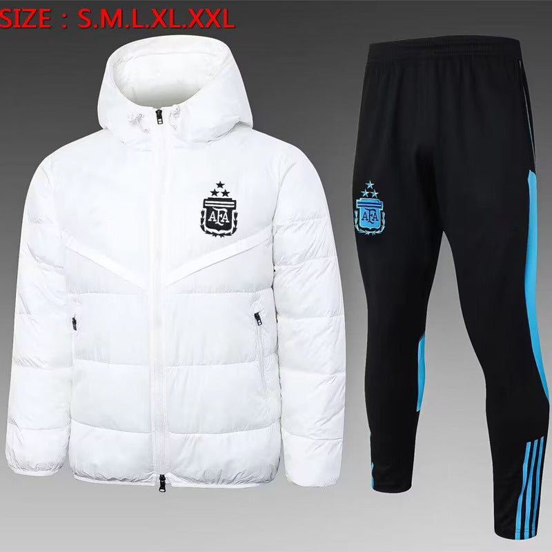 Winter overcoat football training uniform