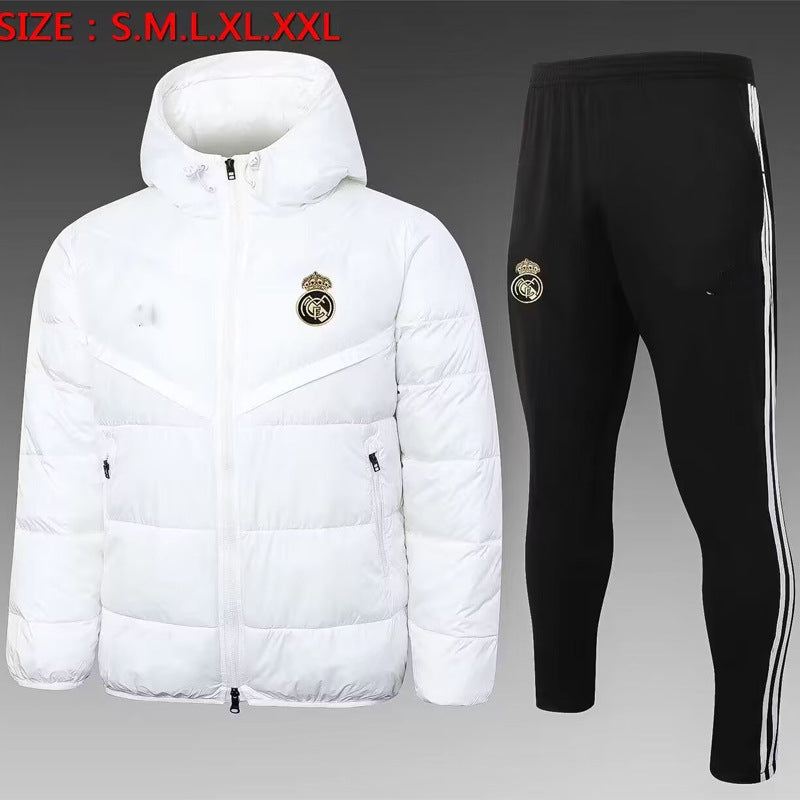 Winter overcoat football training uniform