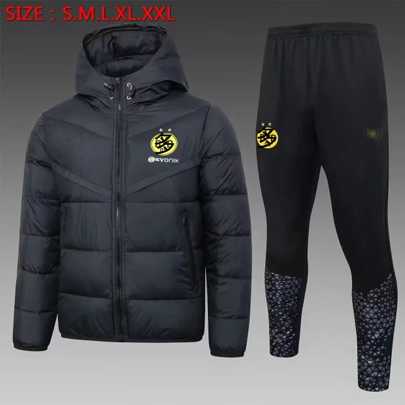 Winter overcoat football training uniform