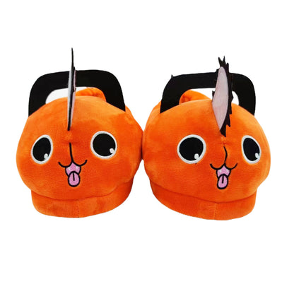 Winter plush slippers