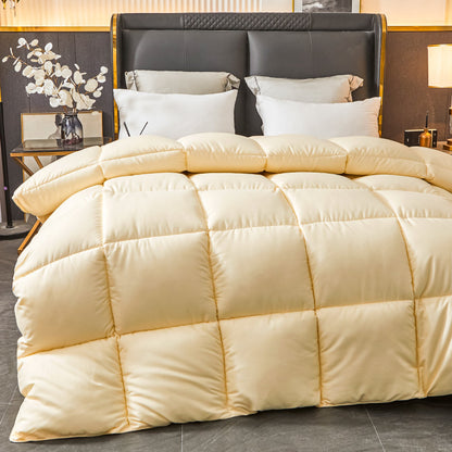 Winter quilt feather velvet quilt silk quilt thickened warm
