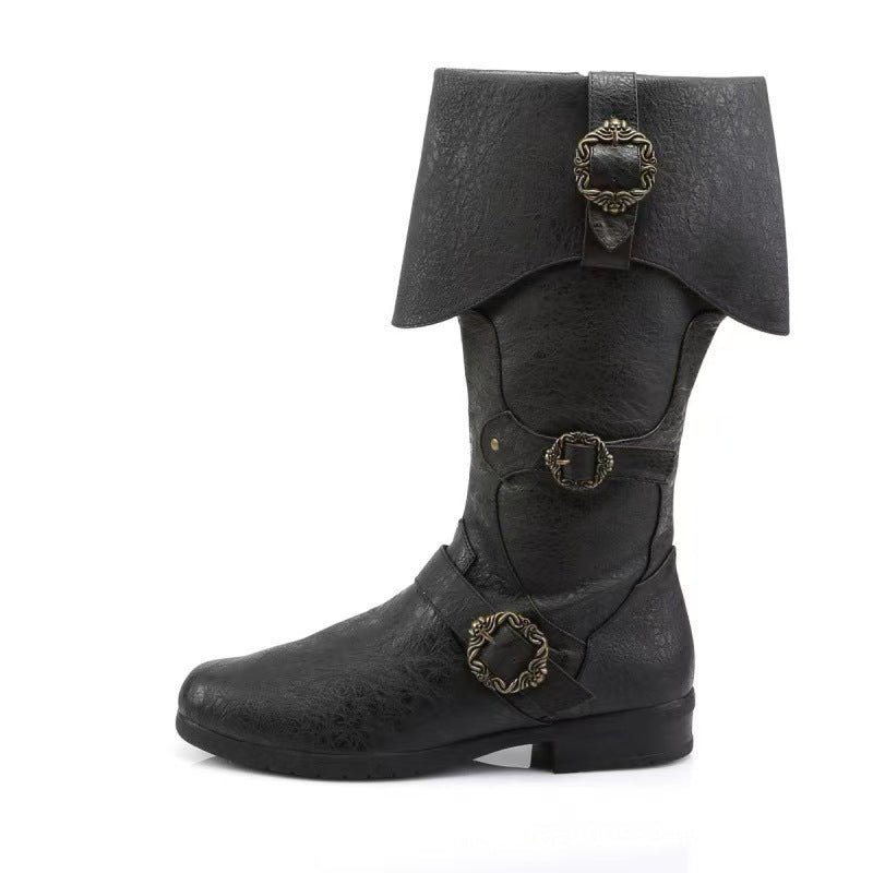Winter Round Toe Side Zipper Boots