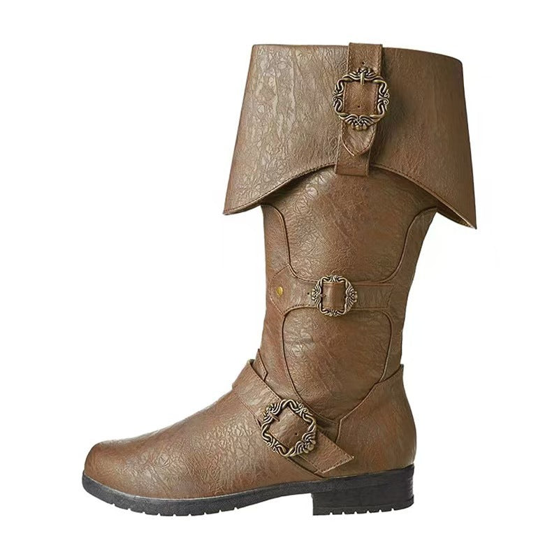 Winter Round Toe Side Zipper Boots
