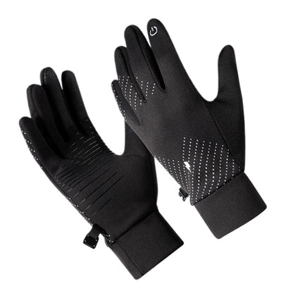 Winter ski gloves with warm lining