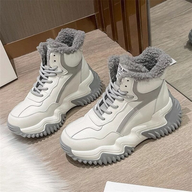 Winter Snow Boot White Sneakers