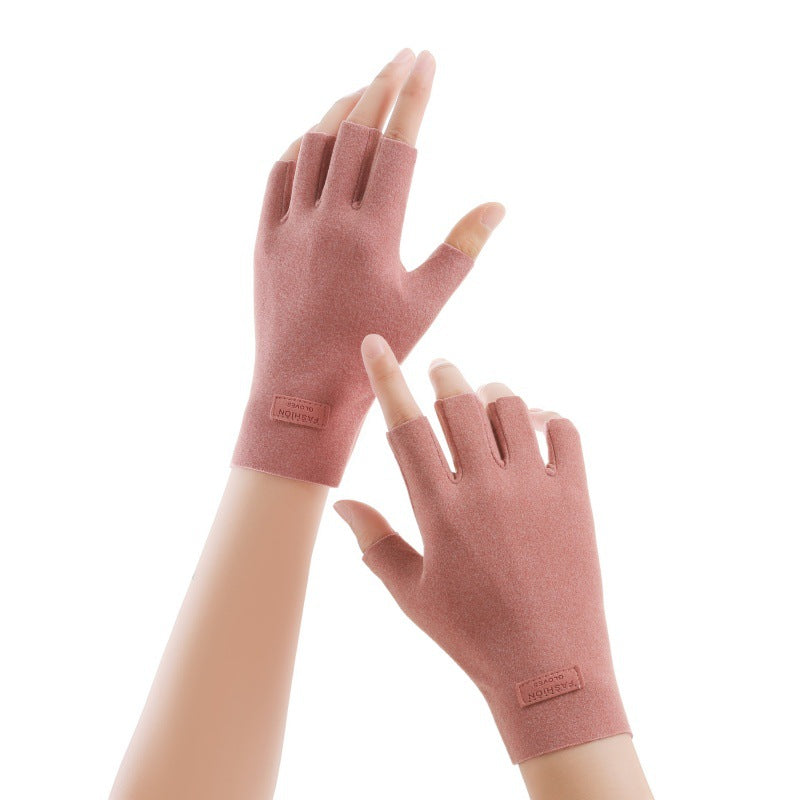 Winter Thermal Touchscreen Half Finger Gloves