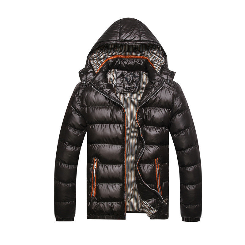 Winter Thickened Down Jacket with Removable Collar
