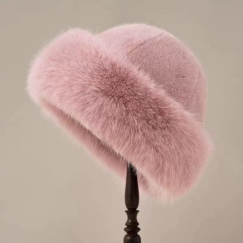 Winter Warm Imitation Fur Bucket Hat