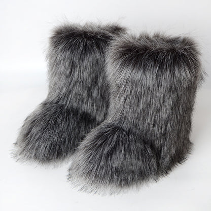 Winter warm long boots