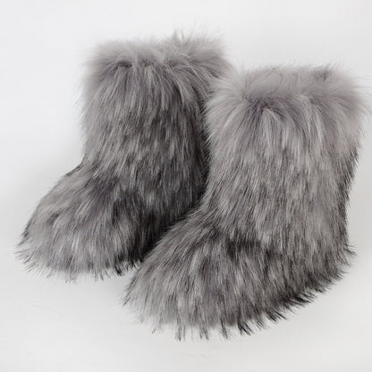 Winter warm long boots