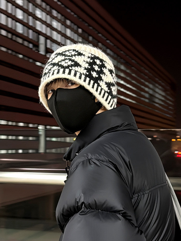 Winter Wool Blend Knitted Beanie