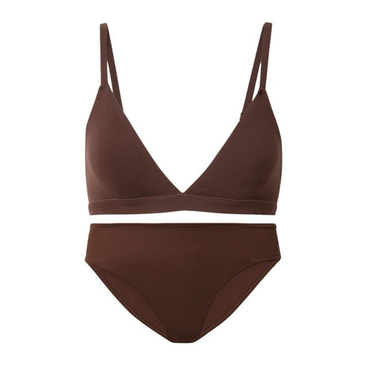 Wire-Free Comfort Bra Set with Adjustable Straps