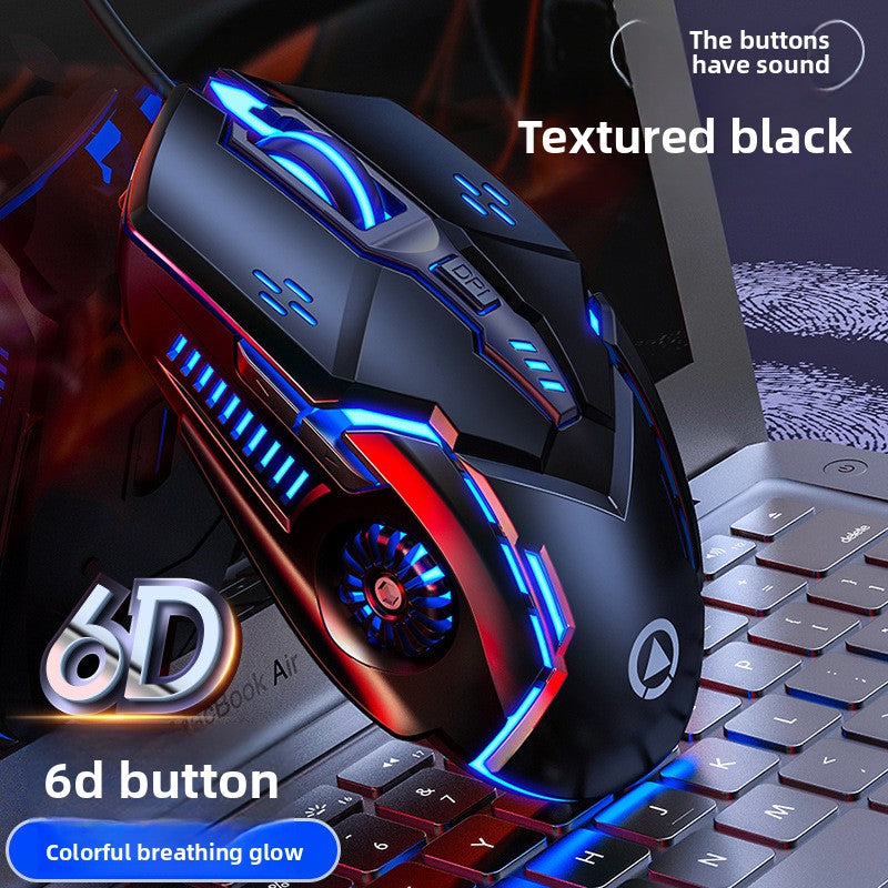 Wired RGB Gaming Mouse with Ergonomic Design